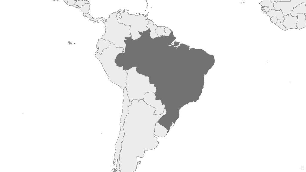 Map of Brazil