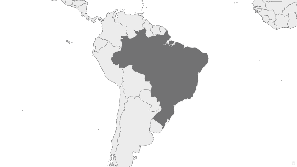 Map of Brazil