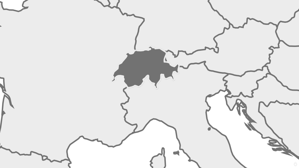 Map of Switzerland