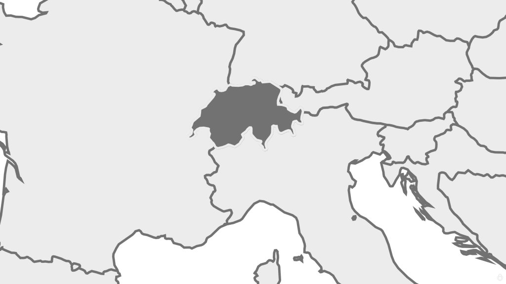 Map of Switzerland